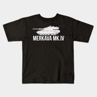 Israeli Army Merkava 4 Tank Kids T-Shirt